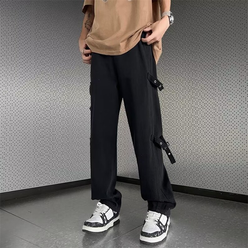 青春流行ins男原宿美式vibe裤子直筒水洗拉链牛仔裤潮N795P40,男装牛仔裤,星座1116-2