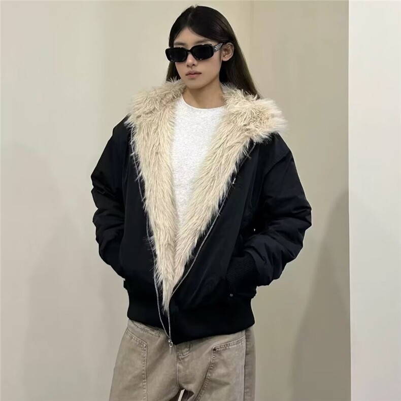有货冬季美式座山雕棉服外套男女连帽工装加厚棉衣M61044-p142,男装棉衣,星座1008