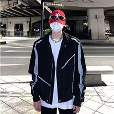 【春款】DW218-P72高级感拼接设计冲锋衣夹克男士外套新款春秋季，男装夹克，星座603-2