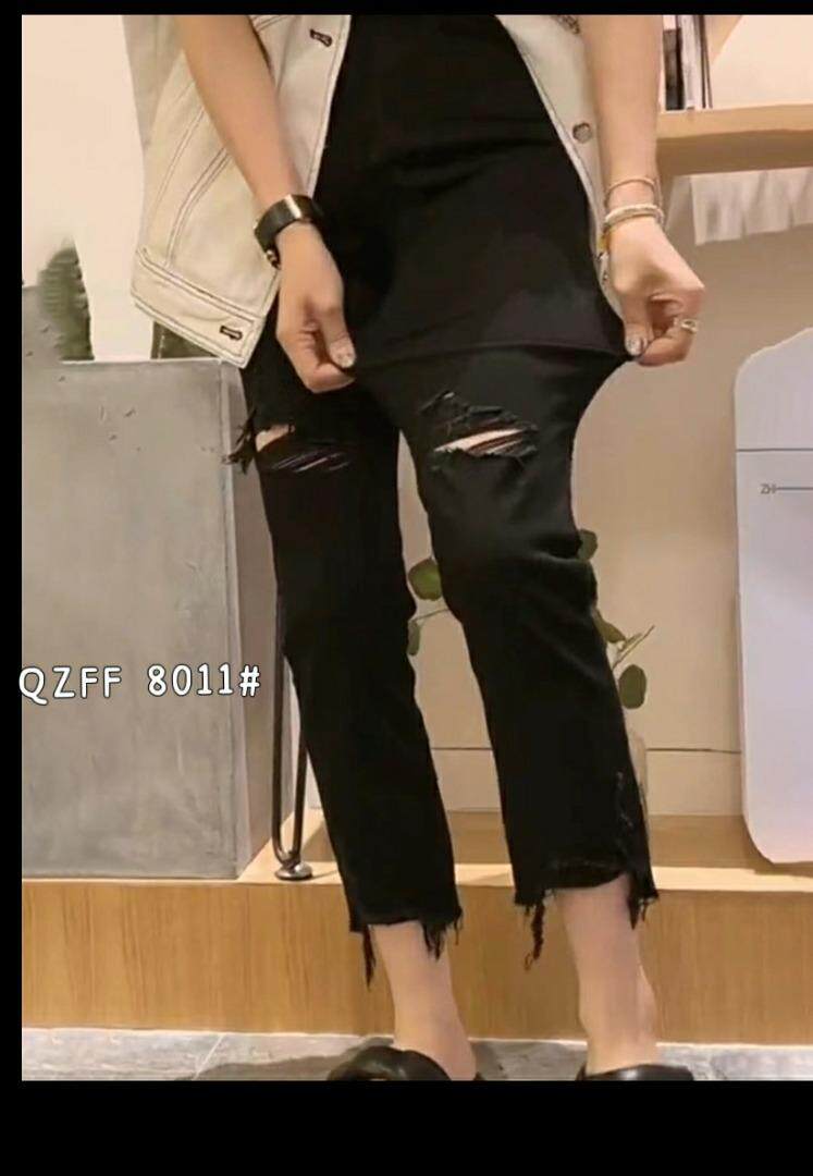 超面膜牛仔裤，女装牛仔裤，QZFF 秋子风帆