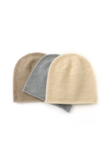 羊绒帽子女士手工编织保暖护耳毛线帽时尚休闲百搭贝雷帽，帽子，轩妮羊绒