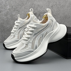 A1122-P285夏季新款透气网面鞋厚底增高老爹鞋百搭运动休闲鞋男，男鞋休闲鞋，星座1407-6