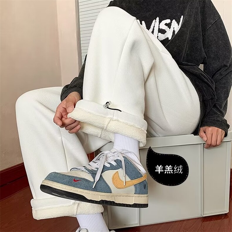 秋冬华夫格羊羔绒休闲运动裤男，女装休闲裤，星座410-6（原星座1304-1）