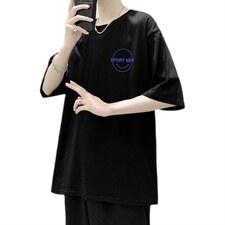 夏季短袖t恤男港风潮流时尚笑脸t恤A210-A8307-P25，男装T恤，星座210-3