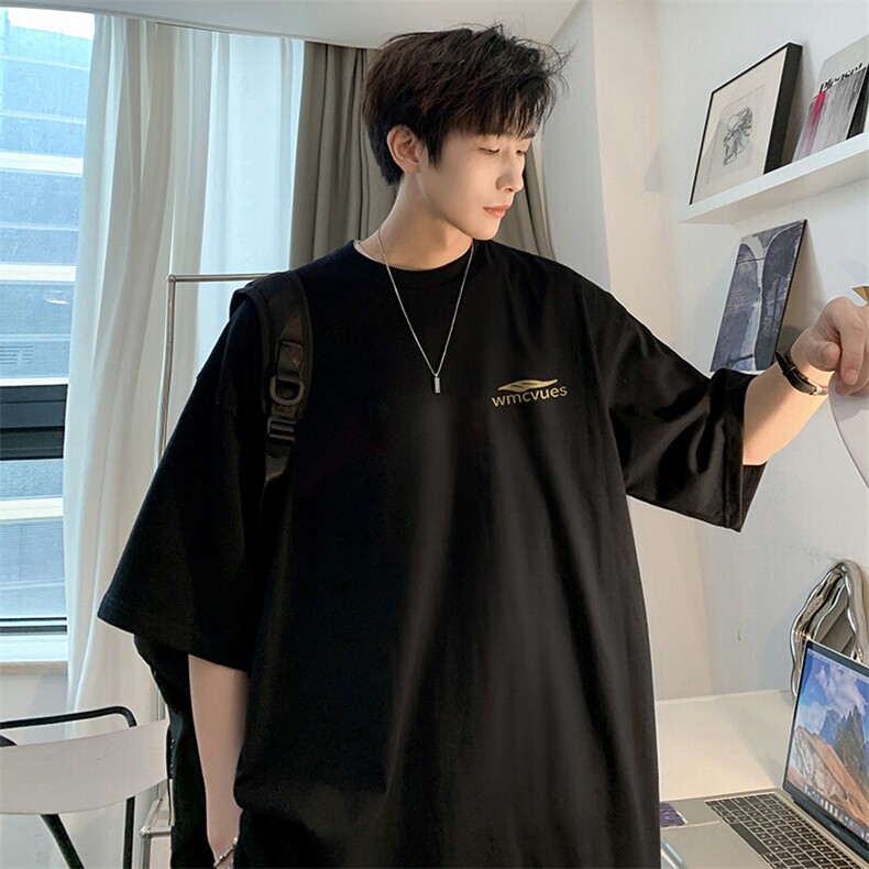 抖音得物二开 现货 220克夏装重磅美式高街宽松短袖t恤 MT278图片