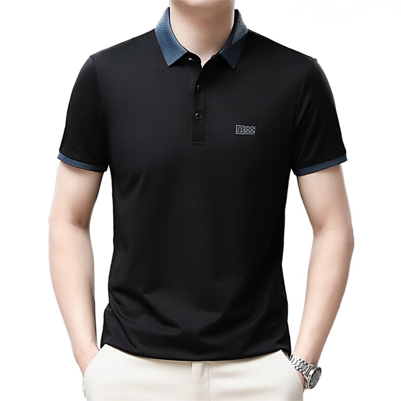 夏季男士短袖休闲t恤百搭polo衫中年爸爸夏装上衣QP1635-P55,男装Polo衫,星座1105-3