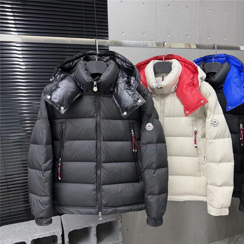 (网图)50白鸭绒轻奢百搭情侣欧货拼色羽绒服313B-6666羽绒-P285,男装羽绒服,星座313B