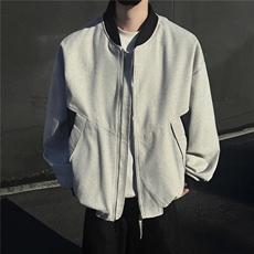 黑墙棒球服工装夹克休闲潮牌高品质立领休闲外套A436-6107-P75，男装夹克，电商A436