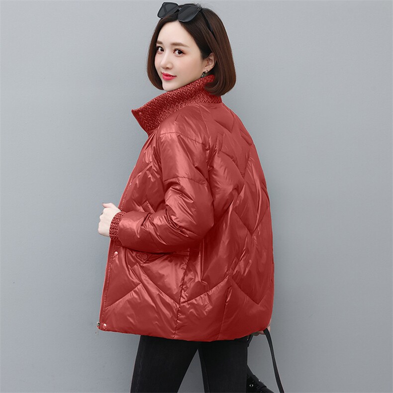 羽绒棉服女冬季2025新款妈妈爆款棉衣宽松显瘦小个子洋气棉袄外套，女装棉衣/棉服，婷思杰（原婷想服饰）