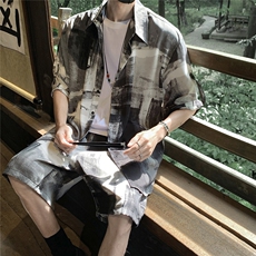 1小河套装TZ77826特P50衬衫DCS77827特P30DK77828特P20套装控98，男装衬衫，星座226-2