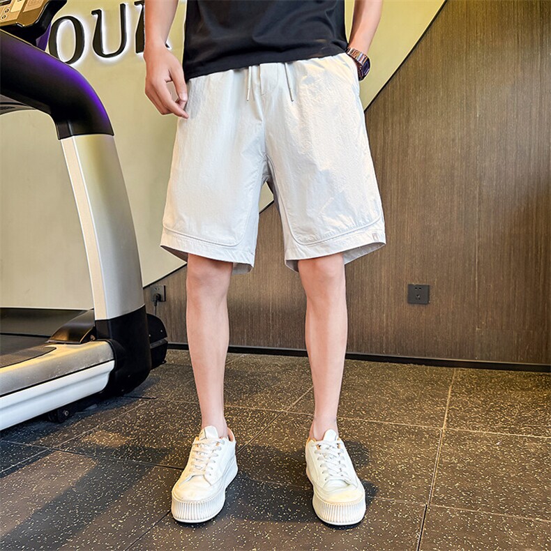 夏季短裤男2025新款潮流休闲百搭五分休闲裤C317-DK25911-P45,男装牛仔裤,电商C317