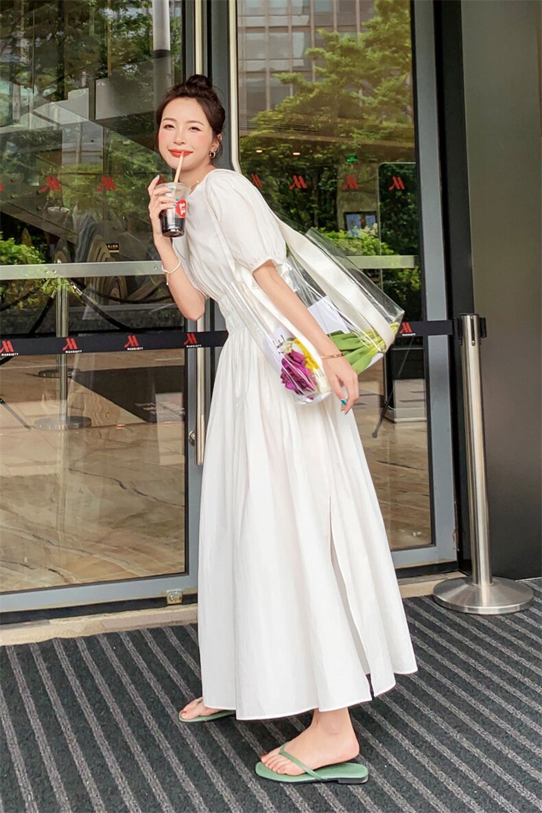 已出货2020夏季新款白色长裙（原8605）225-1923（）,女装连衣裙,浙宝225