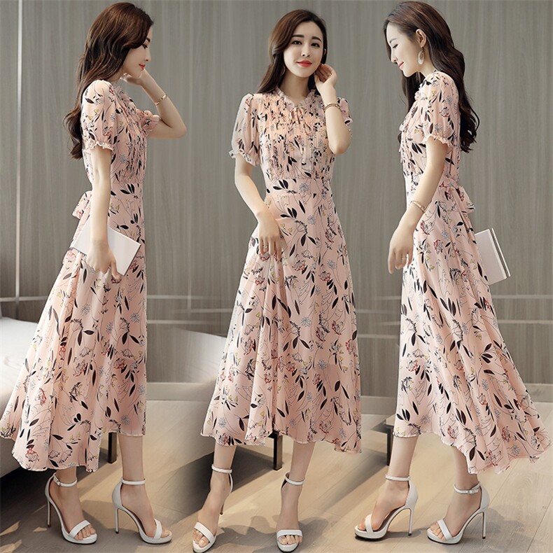 连衣裙2021年夏季韩版时尚休闲舒适简约气质潮流修身显瘦，女装连衣裙，辉煌依升