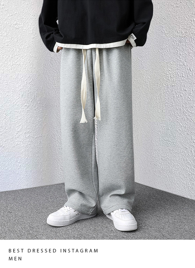 218-1-P50-AZ6668秋冬款时尚休闲宽松裤脚松紧百搭裤,男装休闲裤,四季星座218-1