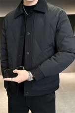 新标90白鸭绒2025年潮流时尚帅气轻薄羽绒服男YR6062-P200，男装羽绒服，电商D240-242