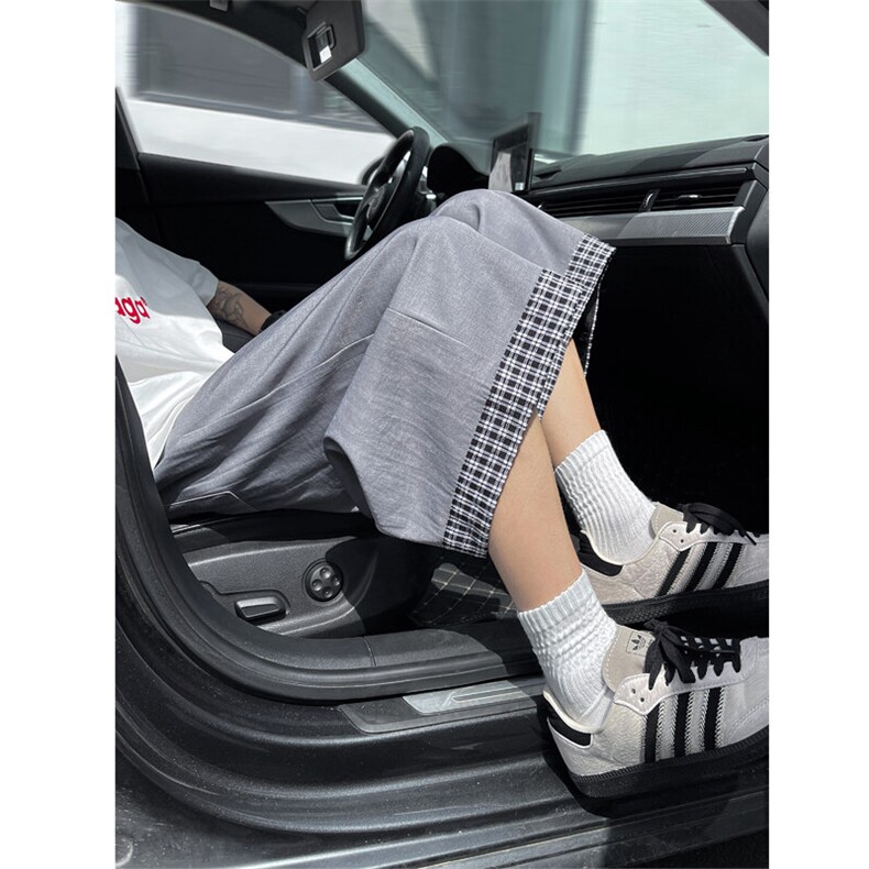 仿天丝牛仔高级感冰丝垂感休闲裤夏季新款潮牌七分裤男2559特P28,男装休闲裤,电商C305A