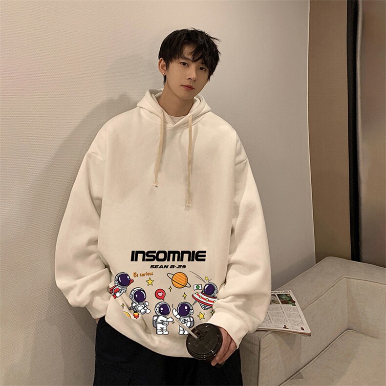 纯棉连帽卫衣男大码运动帽衫宽松薄WY2228-P35,男装卫衣,电商A040