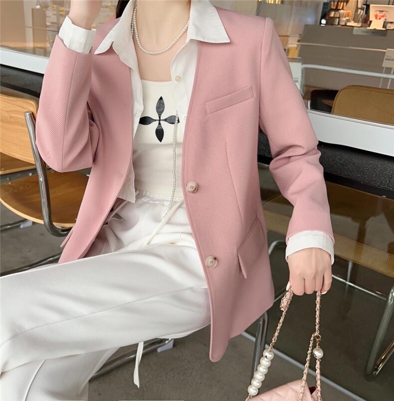 2023春款西装，女装西装，韩伊雪