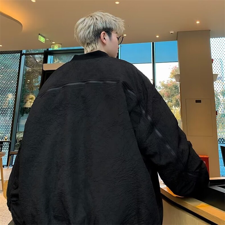冬季棒球棉服男美式复古痞帅宽松棉衣ZY119P90,男装棉衣,星座1116-2