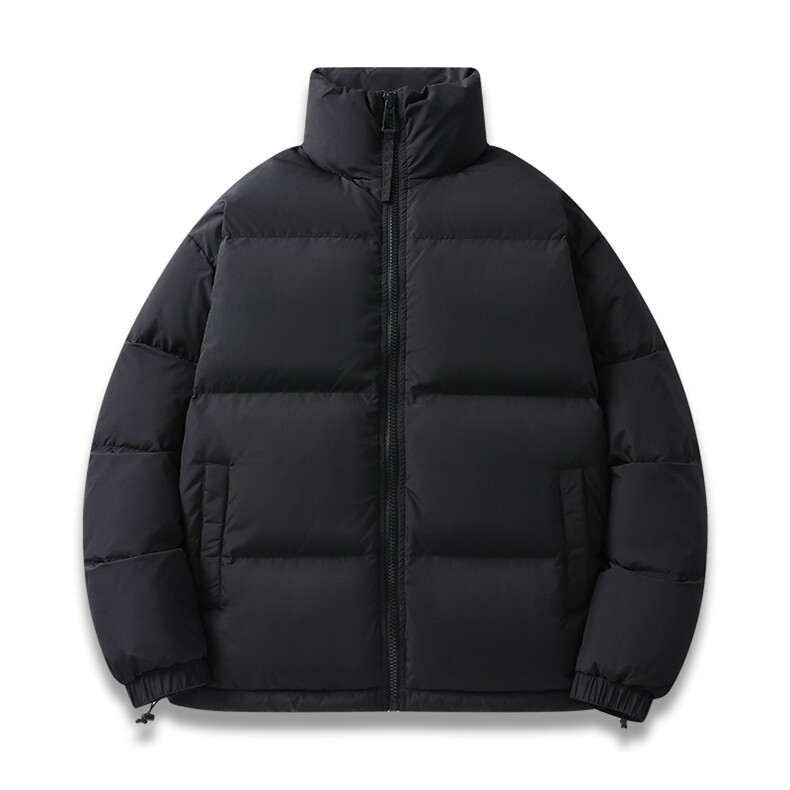新标白鸭绒简约休闲立领外套纯色潮流加厚羽绒服ESY0215-P150,男装羽绒服,电商B306