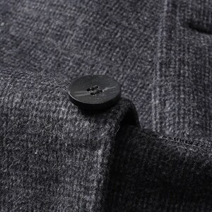 新款羊毛呢大衣秋冬商务中年男士羊毛保暖时尚外套MNSAA8166-P315，男装风衣，电商B212（原钱塘6029）