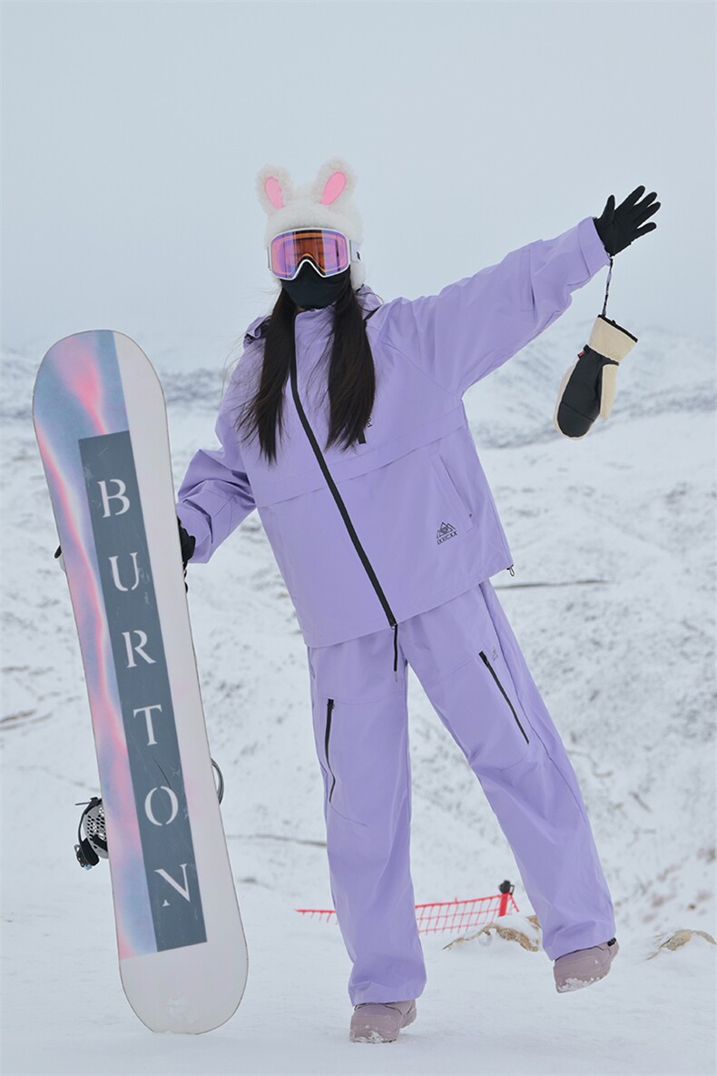 冬季单板双板两件套中性风男女同款加厚保暖滑雪服套装TZ029-P245,男装休闲套装,电商A001-1