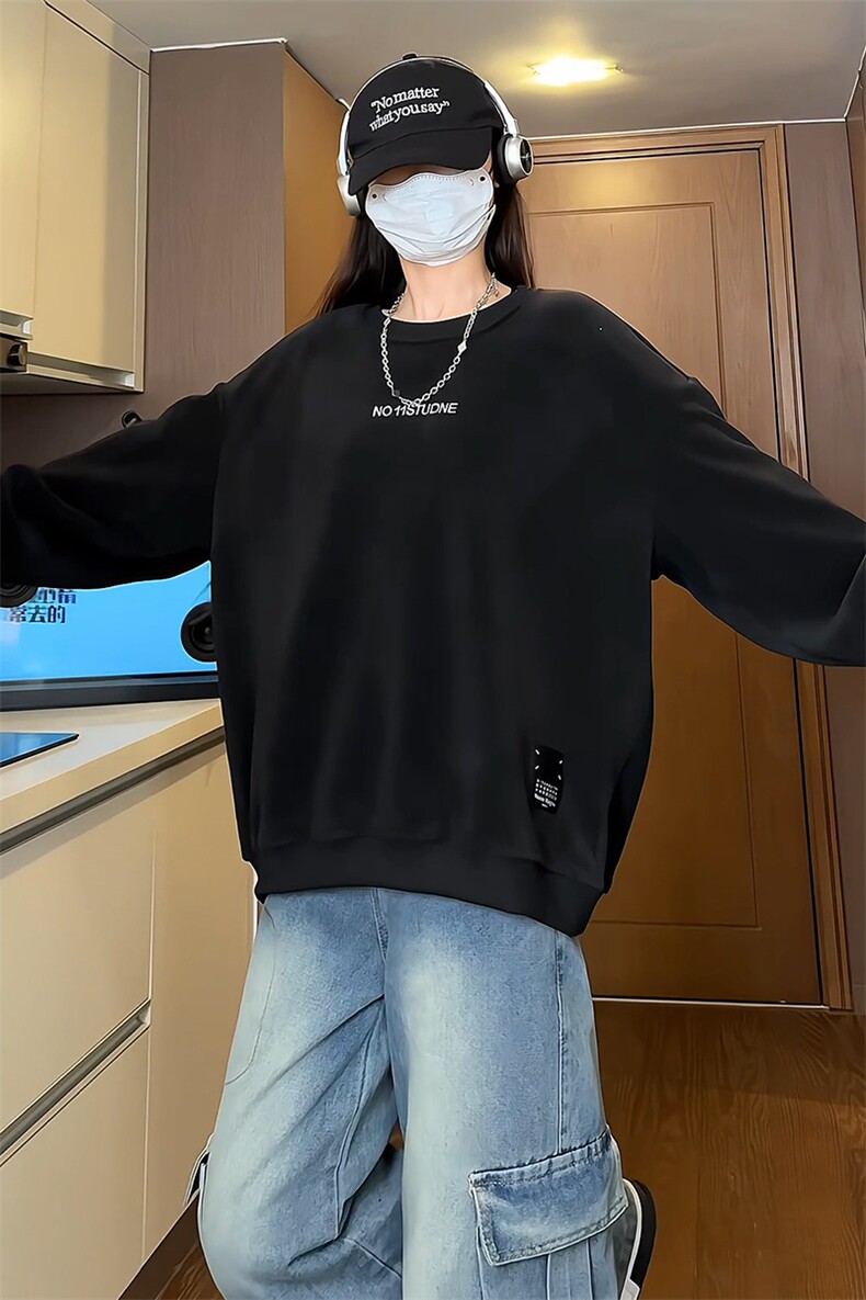 秋冬新款重磅高品质双面奥丽绒卫衣M-5XL特P45控78,男装卫衣,电商B325