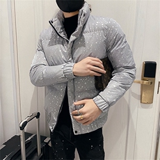 312A-5-602-P128冬季社会小伙立领棉衣韩版潮流棉服A，男装棉衣，星座312A-5