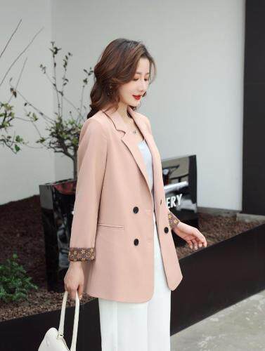 春装新款简单大方小西装，女装西装，倾爽