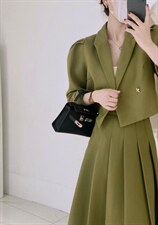 小西服套装，女装职业装，驿谷