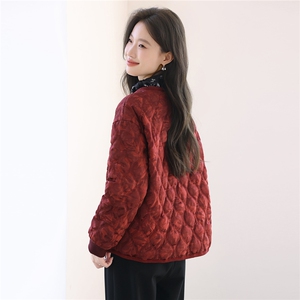 新中式盘扣棉服外套女冬2025新款时尚洋气加厚保暖显瘦短款棉衣图片