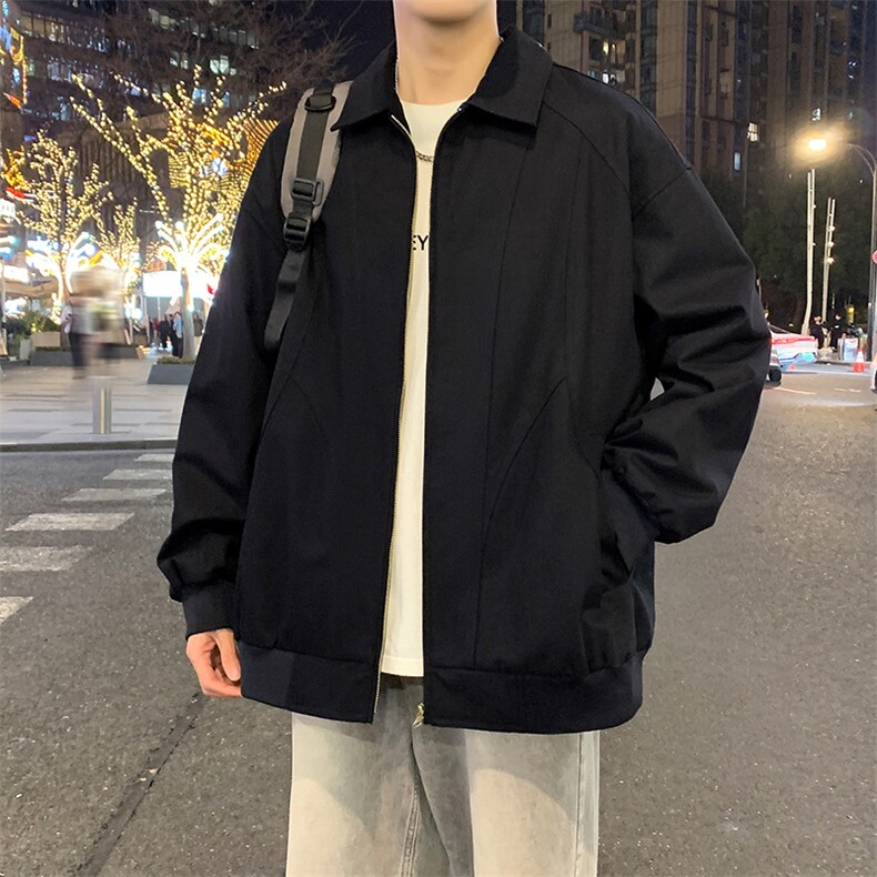 春季新款水洗棉夹克男青少年学生潮流外套GS6768-P75,男装夹克,星座1206（原A206）