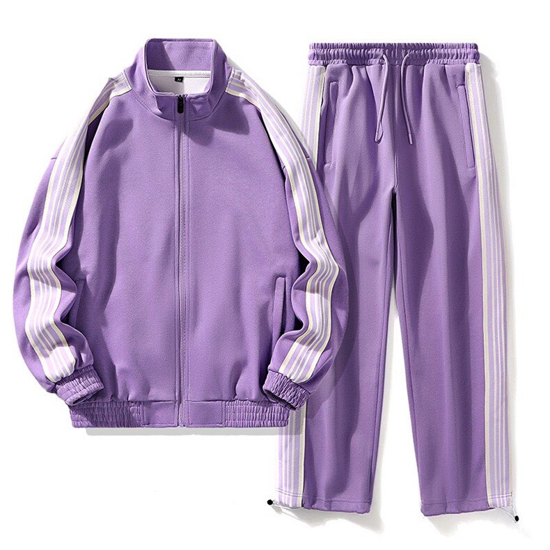 春季休闲运动套装情侣立领开衫卫衣宽松运动服两件套 TZ1117P90图片