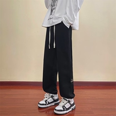 2024春夏款男卫裤贴标束脚休闲长裤加大码M-4XLh068P30，男装休闲裤，星座1013-1