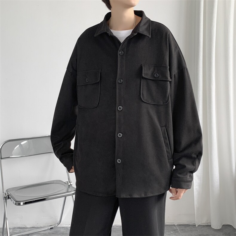 双口袋夹克男秋冬韩版毛呢外套J804P58,男装夹克,星座1116-2