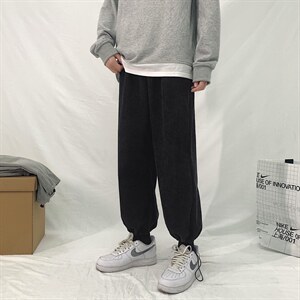 加绒2021九分休闲裤潮流百搭长裤TY040-1-P35加绒批40，男装休闲裤，星座718-1