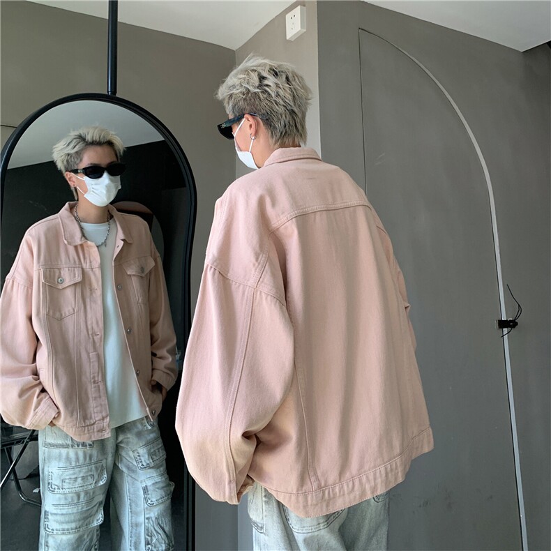 25款抖音品质男士宽松纯色情侣休闲水洗外套上衣N961/P85128,男装夹克,星座202