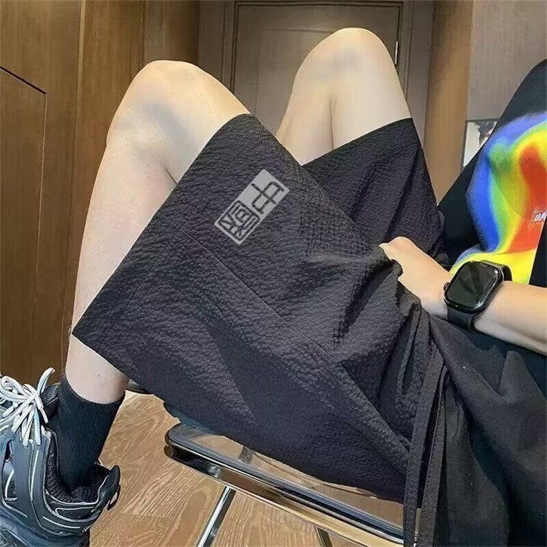 W88-P28泡泡纱夏季薄款美式速干短裤男士运动裤,男装牛仔裤,星座617A-1（原B318A）