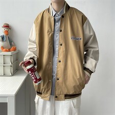 2021新款春秋休闲百搭外套男生夹克棒球服宽松潮外衣W1799-P46，男装夹克，星座512-4