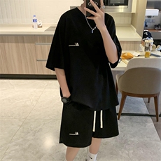 酒店潮流冰丝运动装超薄速干休闲百搭抗皱TZ11-特批70，男装休闲套装，星座718