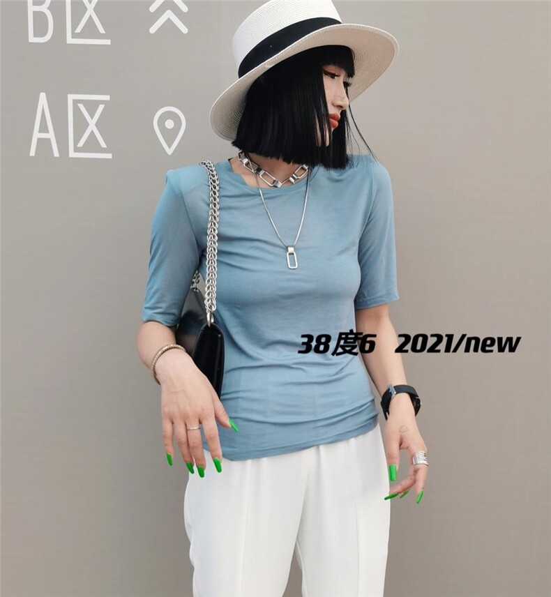 现货【真正跑量百搭T】时尚百搭神器，女装，38度6