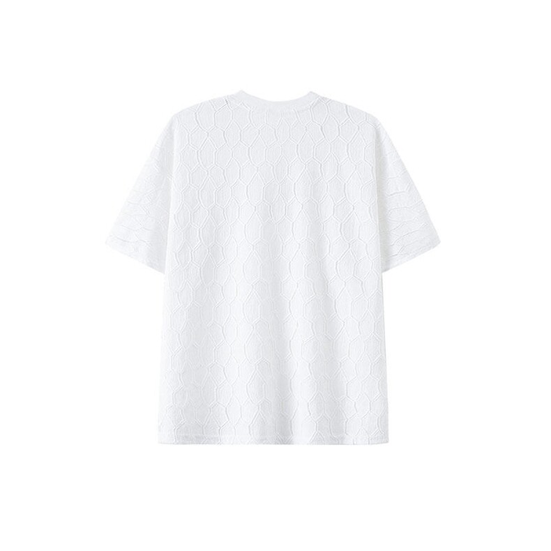 现货T10130-特p30控58高品质面料镂空痞帅大码圆领短袖T恤衫,男装T恤,电商A059