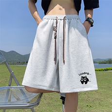 25年直播抖音得物品质运动男中裤五分休闲短裤K313P30控48，男装牛仔裤，电商C408(原B339-1)