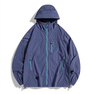 UPF50+有报告 凉感轻薄透气宽松大码潮流防晒服 DQC659-P48图片