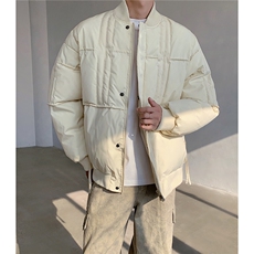 棒球领夹棉棉服男短款冬季加厚棉袄男士保暖棉衣外套D389P108，男装棉衣，电商A335-1（原A458）