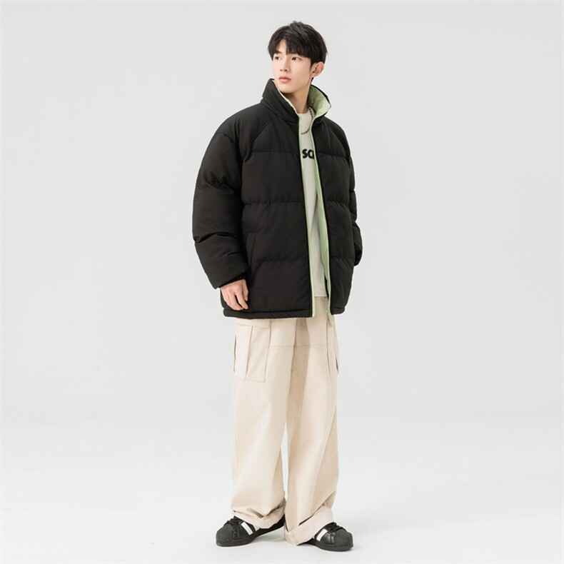 情侣面包服潮牌棉服男女加厚冬季外套轻薄防寒服棉袄M0812-P75,男装棉衣,星座308B-2