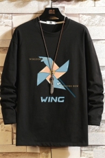 TX3112-P25纯长袖t恤男大码圆领打底衫体恤上衣服，男装T恤，电商A040A