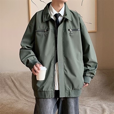 WT199-P60翻领工装外套，男装工装外套，电商B323A