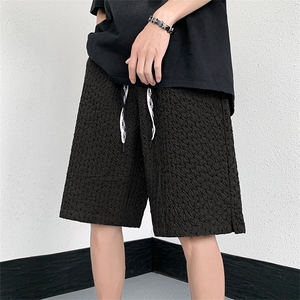 短裤男夏季宽松休闲潮牌沙滩裤高街运动速干五分裤子DK06505-P30图片