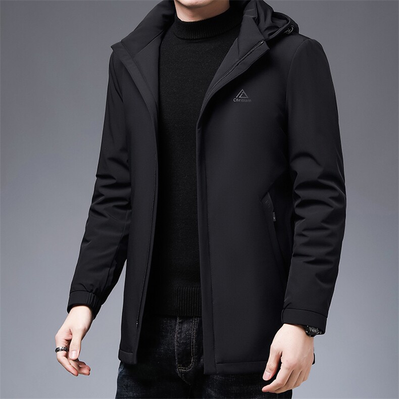 AN9149钱塘2020-3秋冬新款中老年羽绒服连帽休闲保暖外套P285,男装羽绒服,钱塘207-3